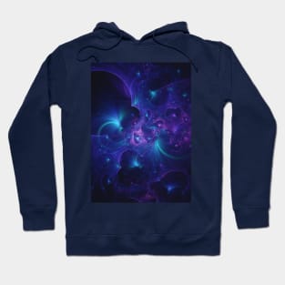 Lunar Surface Abstract Art Hoodie